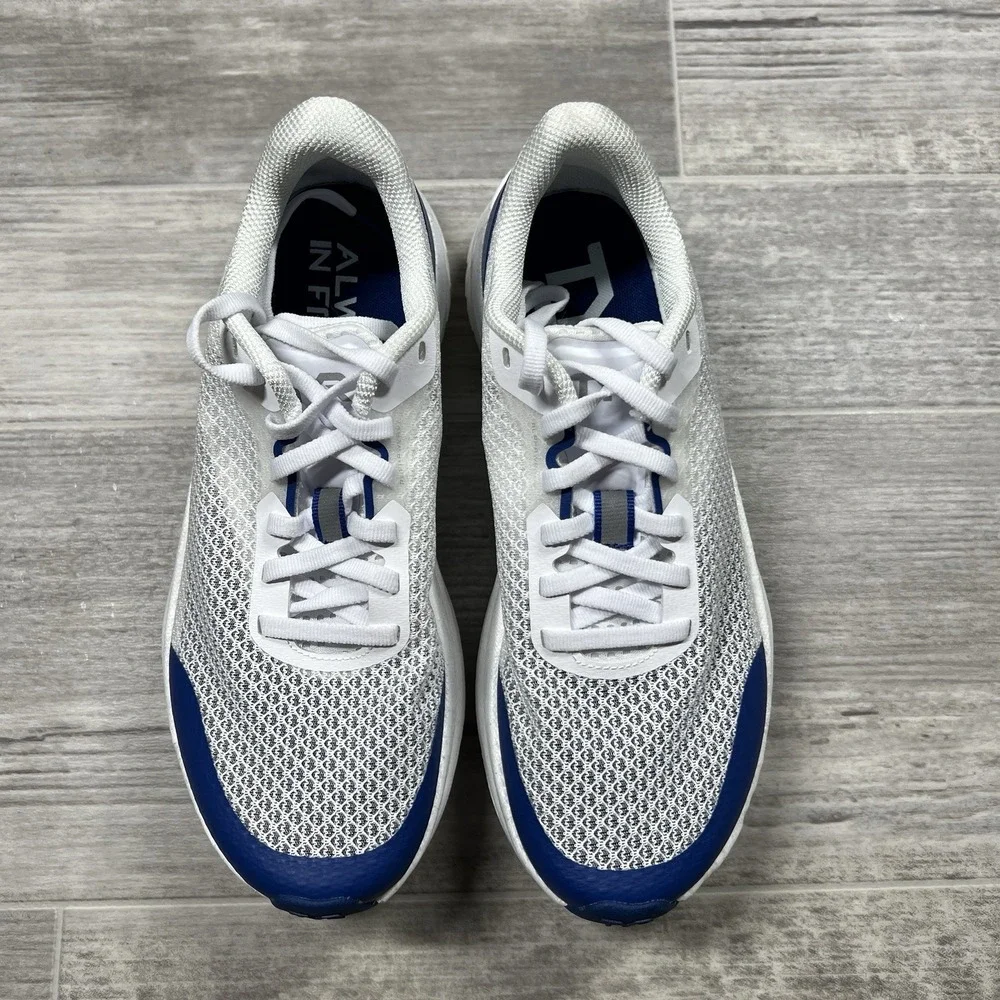 TYR‎ Valkyrie Speedworks M 6.5 / W 8 Running Race Training Shoes White Blue